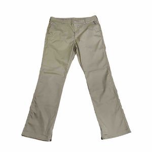 Bonobos Golf Chino Pants Mens Size 36 x 34 Khaki Straight Leg Zip Ankle EUC